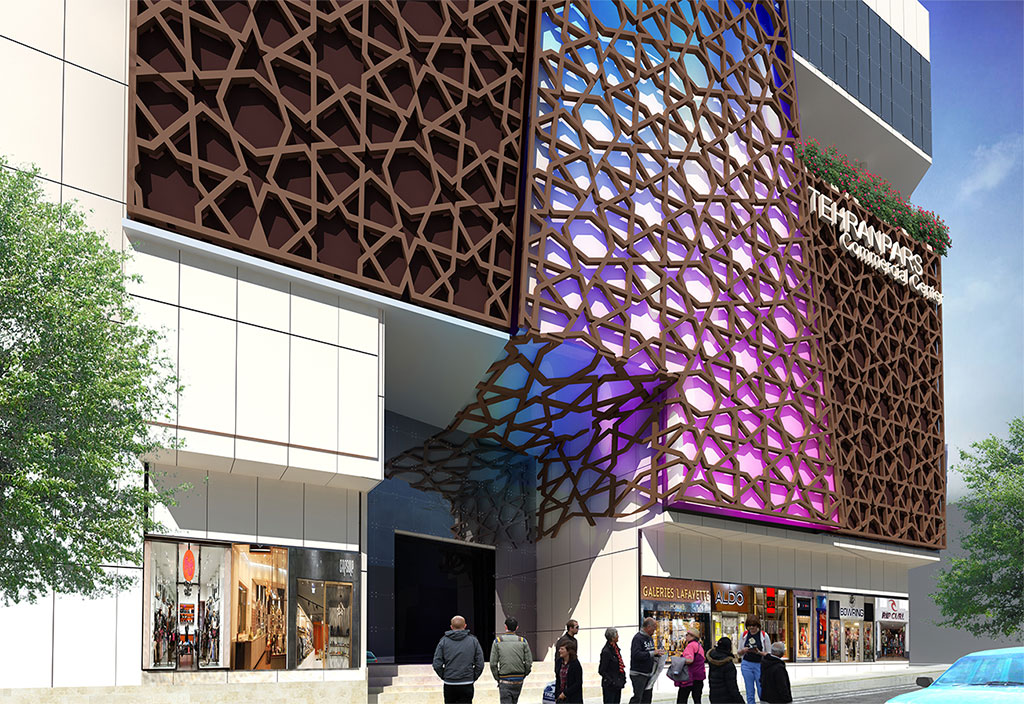 Facade Design of TehranPars Commercial Center Facade Design of TehranPars Commercial Center